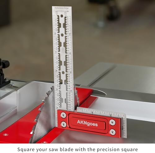 Precision Woodworking Square, Woodworking Scriber Marking Line Ruler 6inch