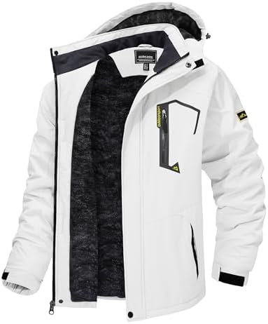 TACVASEN Men's Winter Skiing Jackets Waterproof Thermal Snowboard Coats