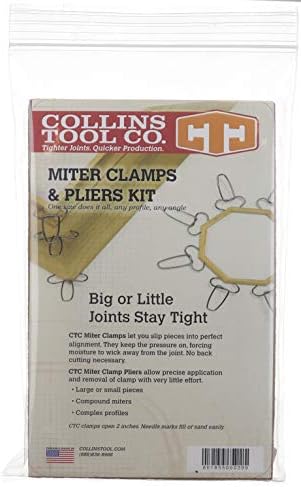Collins Spring Loaded Pliers and 13 Miter Clamps - Proudly Made in the USA