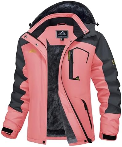 MAGCOMSEN Winter Coats for Women Ski Jackets Snow Waterproof Warm Rain Coat