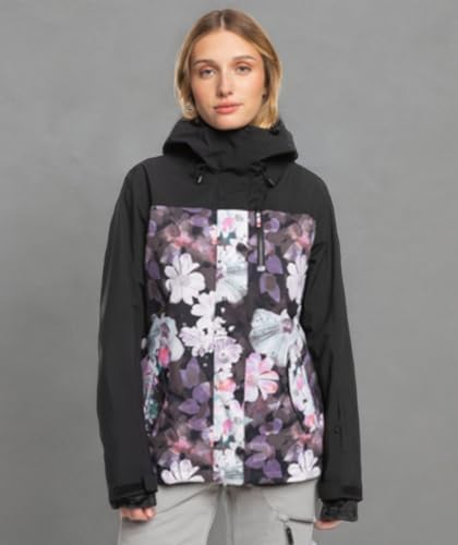 Roxy Snow Junior's Jetty Printed Regular Fit Snow Jacket