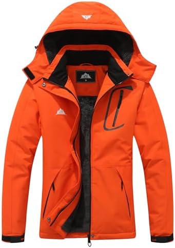 MOERDENG Women's Waterproof Warm Ski Coat Windproof Outdoor Winter Jacket