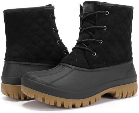 STQ Duck Boots for Women Waterproof Winter Boots Insulated Snow Boots