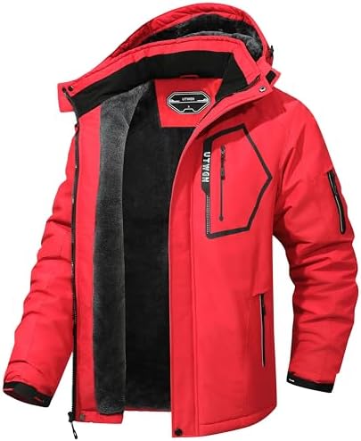 Men's Ski Jacket – Waterproof Warm Snow Coat