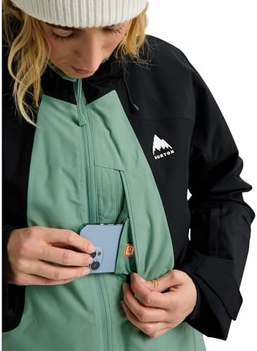 Burton Women’s Reserve 2-Layer Insulated Jacket – Waterproof Winter Snowboard Jacket with Helmet Compatible Hood