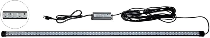 Hydro Glow LED Dock Master Blue - Dock Mounted Fishing Light, 3,000 Lumen Output, 20-ft Waterproof Cord