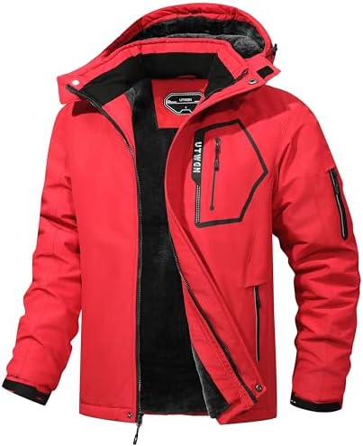 Men's Ski Jacket – Waterproof Warm Snow Coat