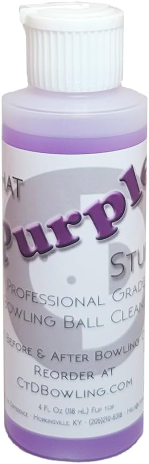 Creating the Difference That Purple Stuff プロ仕様ボウリングボールクリーナー | USBC公認 | 汚れとオイルを除去 | 粘着性と性能を回復