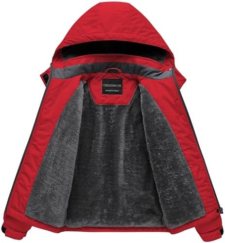 Girl's Waterproof Ski Jacket Warm Winter Snow Coat Windproof Snowboarding Rain Jacket