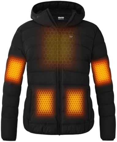 wantdo Heated Jackets for Women Plus Size Heated Coats with Battery Pack
