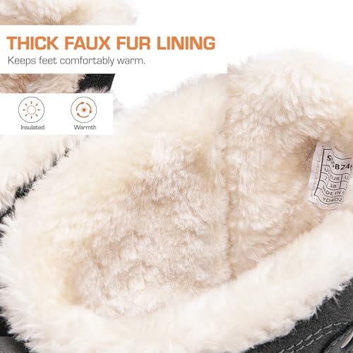 DREAM PAIRS Women’s Lace Up Ankle Snow Boots