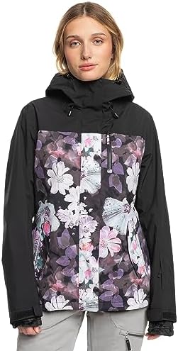 Roxy Snow Junior's Jetty Printed Regular Fit Snow Jacket