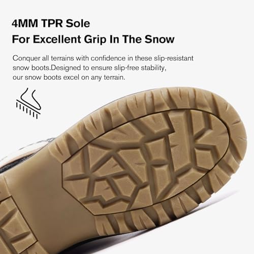 ALEADER Womens Winter Snow Boots | Waterproof Shell | Duck Boots