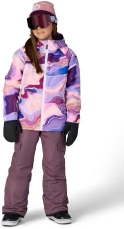 686 Girl's Athena Jacket - Insulated Coat with 2-Layer Fabric Design, Modern Fit and Taped Seams - Water & Weather Resistant