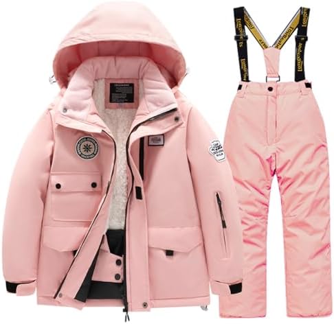 Kids Winter Boys Ski Suit Coats Jackets Pants Girls Snowboarding