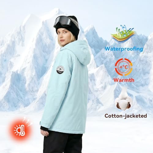 Women's Ski Jacket Windbreaker Insulated Snowboarding Jacket