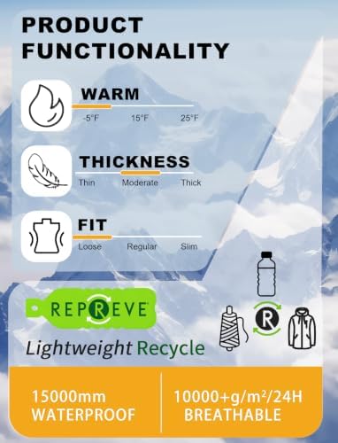 GSOU SNOW Women Men Ski Jacket Baggy Snowboard Jacket Snow Coat Waterproof