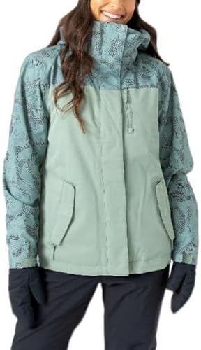 Roxy Snow Junior's Jetty Printed Regular Fit Snow Jacket