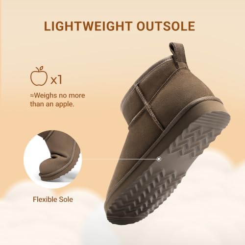 DREAM PAIRS Women's Winter Snow Boots - Classic Ankle Boots