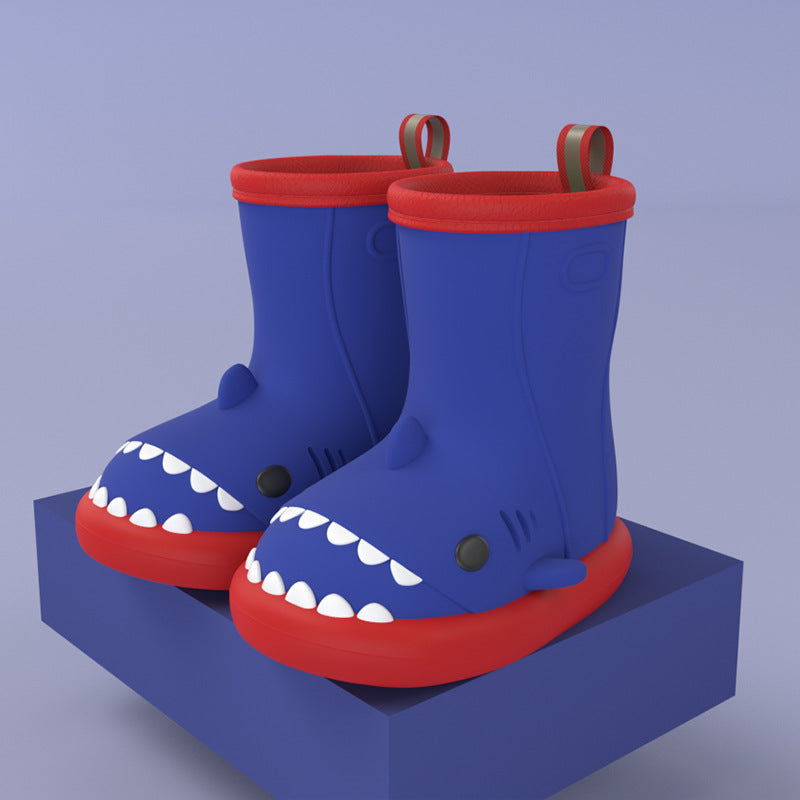 Shark Kids Rain Boots for Outdoor Fun