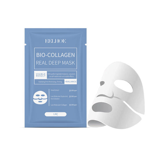 EELHOE Collagen Mask Hydrating And Moisturizing Facial Skin With A Hydrating And Translucent Collagen Mask