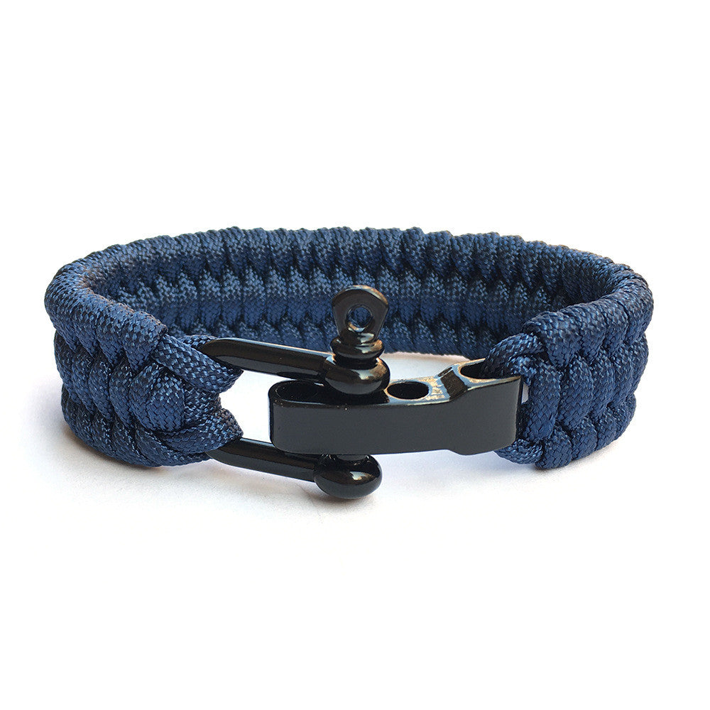 Outdoor Emergency Seven-Core Parachute Cord Bracelet