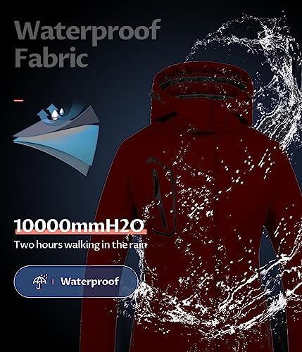 Women's Mountain Waterproof Ski Jacket Windproof Snowboarding Jacket Warm Winter Coat Raincoat