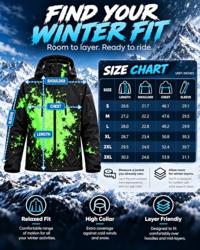 Reactive Jacket The Jacket That Changes When It Snows Windbreaker for Men