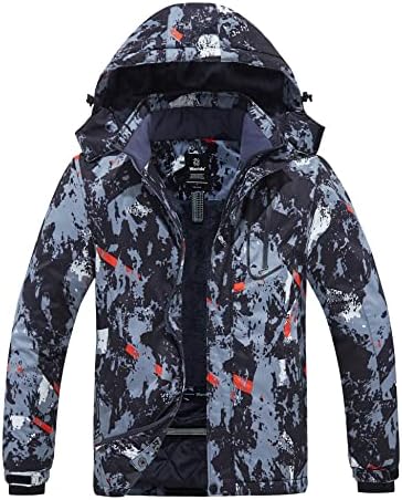 Wantdo Men's Ski Jacket Waterproof Warm Winter Snow Coat Snowboard Jacket