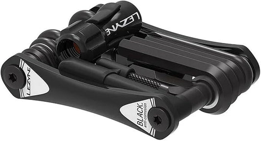 LEZYNE RAP II Bicycle Multi-Tool, Anti-Corrosion CRV Bits, Hex, Torx, Ergonomic Side Plates, High Performance Compact Bike Tool (20 Tubeless)