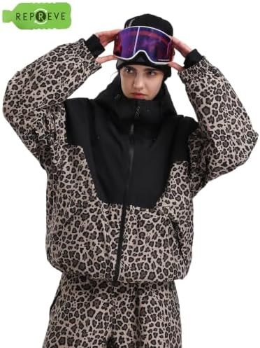 GSOU SNOW Women's Baggy Snowboard Ski Jacket Windproof Insulated Snow Coat
