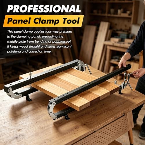 24 inch Panel Clamps 2Pack, 4-Way Pressure Steel Parallel Clamp