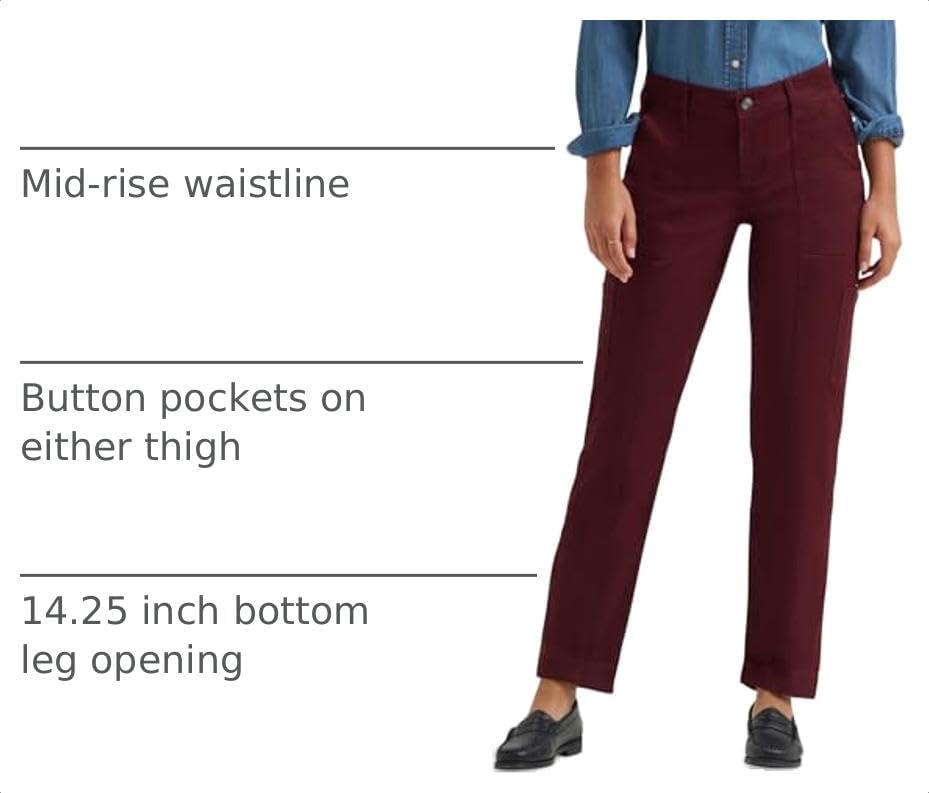 Lee Women's Ultra Lux Comfort with Flex-to-go Utility Pant