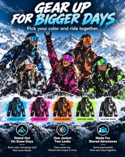 Reactive Jacket The Jacket That Changes When It Snows Windbreaker for Men