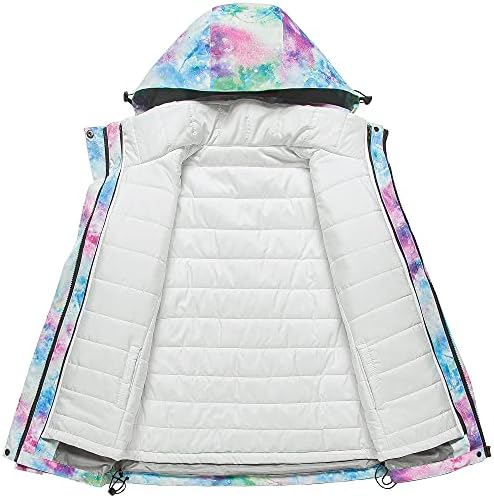 Women's 3 In 1 Waterproof Ski Jacket Windproof Snowboarding Jacket Warm Winter Snow Coat Raincoat