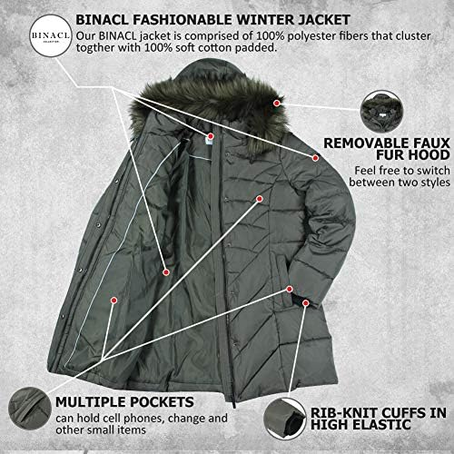Women's Winter Warm Thicken Long Outwear Pockets Coat Parka Jacket XS-3XL