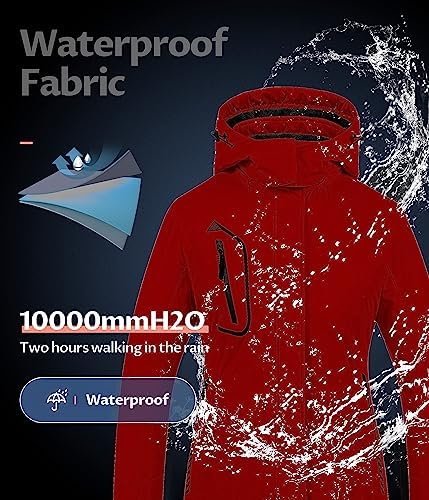 Women's Mountain Waterproof Ski Jacket Windproof Snowboarding Jacket Warm Winter Coat Raincoat