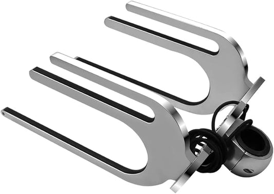 Wakeboard Tower Rack for Boat, Polished Aluminum Wakeboarding Tower Holder, Clamp Fits Tubing Sizes: 1 7/8" to 2 1/2"