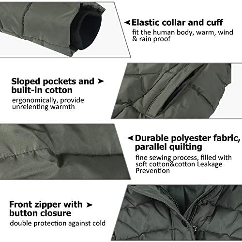 Women's Winter Warm Thicken Long Outwear Pockets Coat Parka Jacket XS-3XL