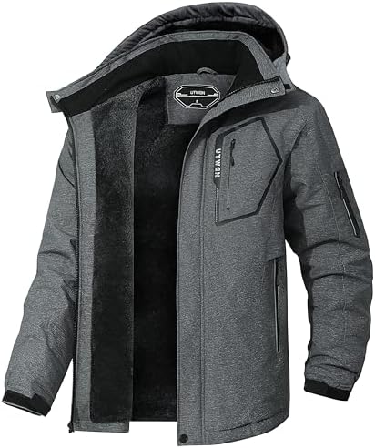 Men's Ski Jacket – Waterproof Warm Snow Coat