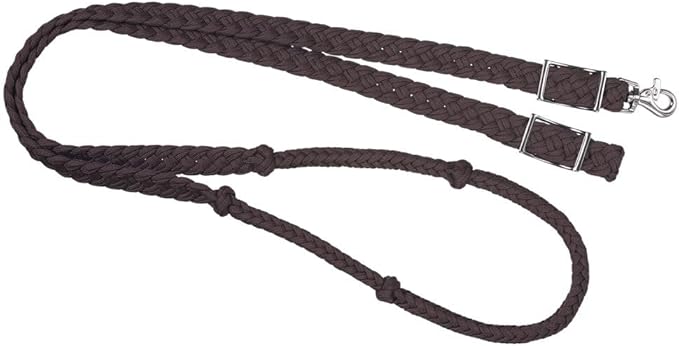 Tough 1 Deluxe Knotted Cord Roping Reins