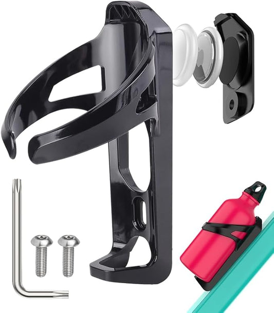 for Airtag Bike Water Bottle Holder, Waterproof for AirTag Mount Hidden GPS Tracker Anti-Theft, Bicycle Bottle Cages with Safety Screw Tool, Universal Drink Cup Holder for Road MTB Bikes