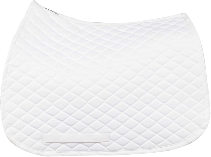 TuffRider Basic All Purpose Horse Riding Saddle Pad | Wither Relief Brushed Underside for Training and Competition