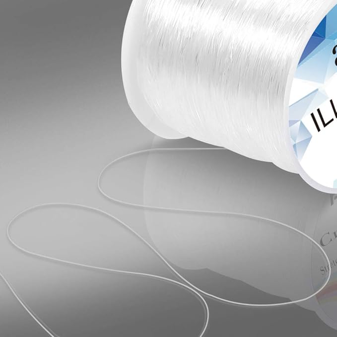 Anezus Fishing Wire for Hanging, Clear Fishing Line Invisible String Strong Monofilament Line for Hanging Decorations and Crafts