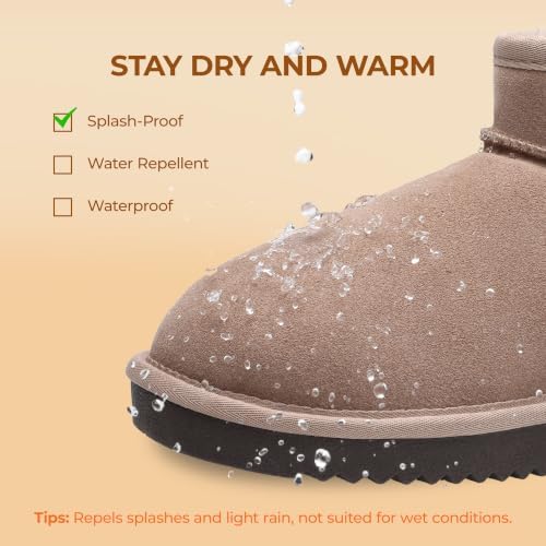 DREAM PAIRS Women's Outdoor Winter Ankle Boots