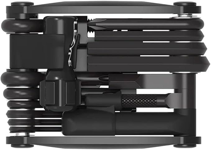 LEZYNE RAP II Bicycle Multi-Tool, Anti-Corrosion CRV Bits, Hex, Torx, Ergonomic Side Plates, High Performance Compact Bike Tool (20 Tubeless)