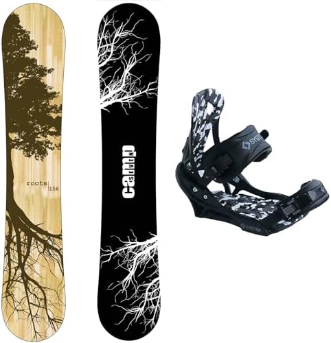 New Camp Seven Roots CRC Snowboard +APX Bindings Men's Snowboard Packages