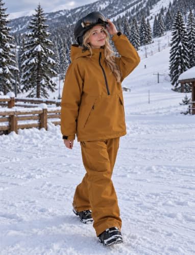 GSOU SNOW Mens Snow Jacket Womens Baggy Snowboard Ski Jacket Waterproof