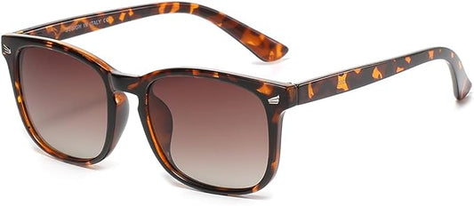 DUSHINE 偏光サングラス レディース クラシックレトロスタイル UV400保護