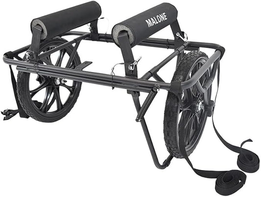 Malone Forge Bunk Style Canoe/Kayak Cart - No-Flat Tires